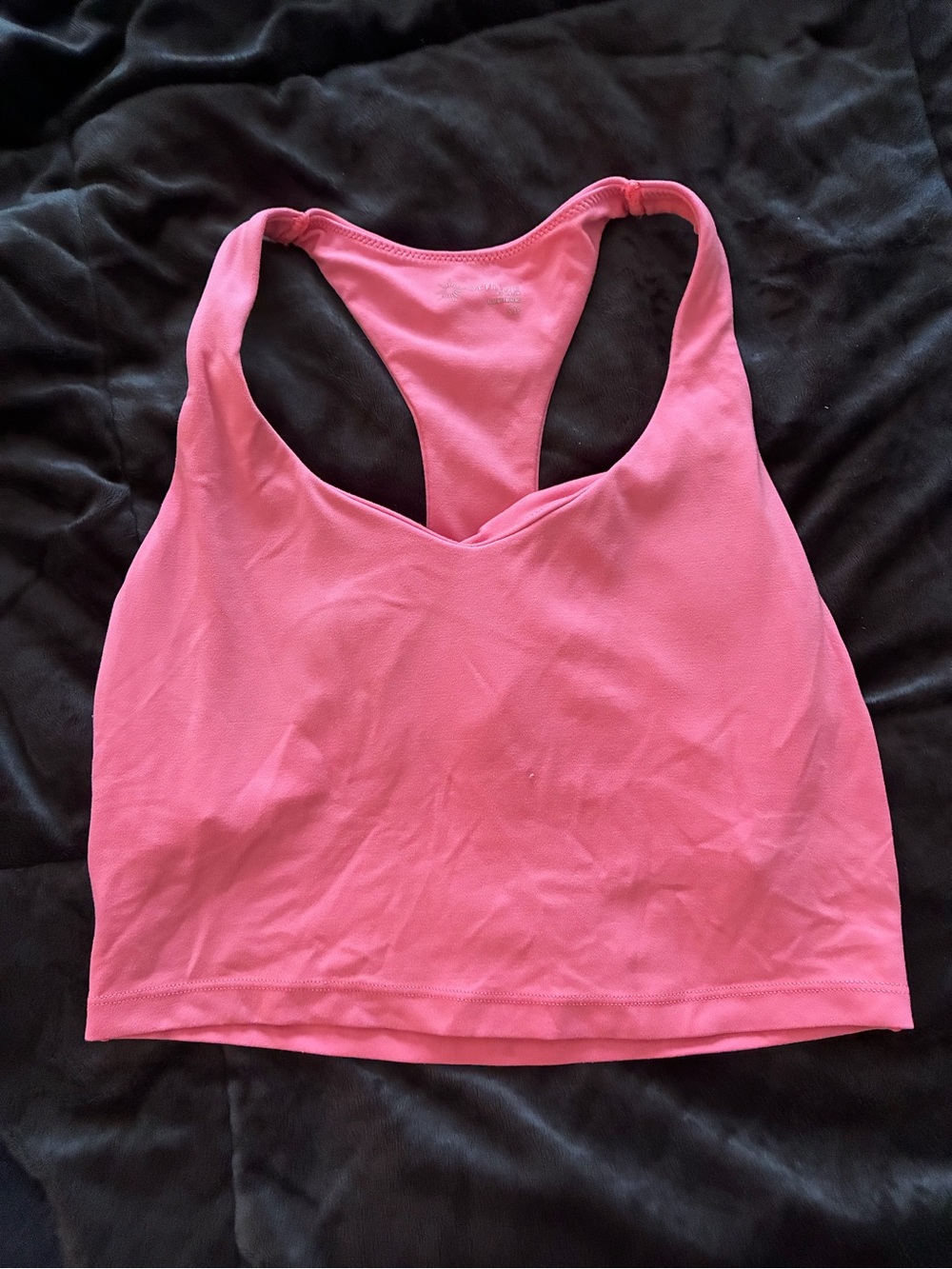 aerie Hot Pink Racerback Longline Sports Bra